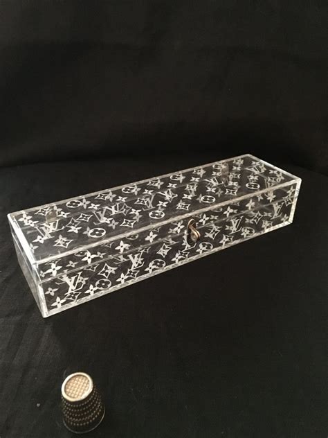 louis vuitton acrylic box|louis vuitton mini boxes.